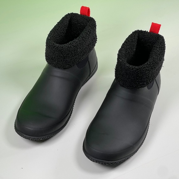 Hunter Other - HUNTER MEN'S INSULATED ROLL TOP VEGAN SHEARLING BOOTS